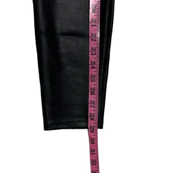 Express Faux Leather Leggings Black Size Small - Picture 6 of 9